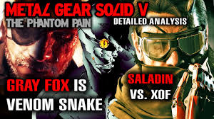 Maybe you would like to learn more about one of these? Mgs5 Detailed Analysis 1hr Body Double Venom Snake Is Gray Fox Theory Rt By Kojima Youtube