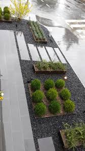 Land Design Factory Planter Design Factory Corten Planters Weathering Steel Gravel Minimal Front Yard Landscaping Minimalist Garden Garden Design