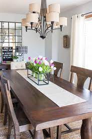Beautiful Kitchen And Dining Room Spring Tour Dining Room Table Centerpieces Farmhouse Dining Room Table Dining Room Centerpiece