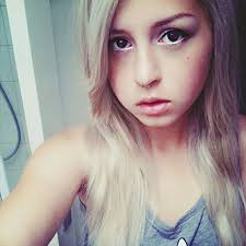 new piercing #septum #piercing #pierced #retired #monroe #piercings  #tunnels #me #girl #dutch #white #hair #silver #bleached