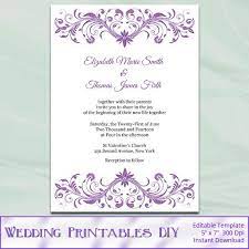 Diy Printable Wedding Invitation Templates By Weddingpri Wedding Invitation Templates Diy Wedding Invitations Templates Wedding Invitations Printable Templates