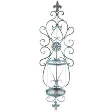 Get it as soon as fri, jul 23. Antique Blue Metal Wall Sconce With Hurricane Jar Hobby Lobby 388785