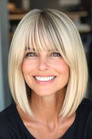 68 Stunning Medium-Length Hairstyles with Bangs