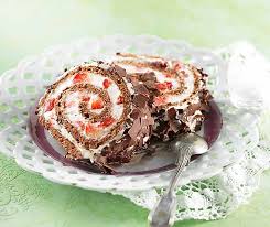 Biscuit Roule Choco Fraise Betty Bossi
