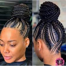 This shuku hairstyle mixes the thin and thick braids in a unique pattern that ends as a very tight ponytail at the top. 21 Beautiful Ghana Weaving Shuku Styles For 2021 Thrivenaija