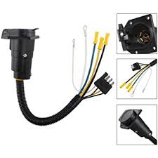 You may have a weak ground problem. Automotive Towing Hauling 12v 4 Pin Flat To 7 Pin Round Trailer Plug Wiring Adapter Plug Black Rv Style