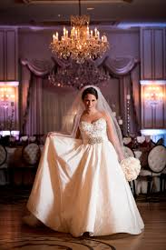 Elizabeth Looks Stunning In Her Anne Barge Antoinette Gown From The Wedding Salon Of Manhasset Wedding Dresses Wedding Gowns Gowns