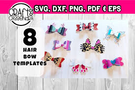 Free printable templates for faux leather bows. Hair Bow Template Bundle 1 Diy Hair Bows Svg For Bows 190109 Fabric Crafts Design Bundles