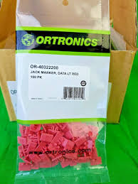 JACK MARKER,DATA,LT RED PANTONE#184C,100PK