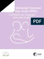 A moderate agreement between epds and catego diagnosis of depression was also found (kappa = 0.52). Edinburgh Depression Scale Translated Government Of Western Australia Department Of Health Pdf Medical Diagnosis Screening Medicine
