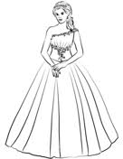 You can find so many unique, cute and complicated pictures for children of all ages as well as many great. Ball Gown One Shoulder Quinceanera Dress Coloring Page Coloring Pages Ball Gowns Free Printable Coloring