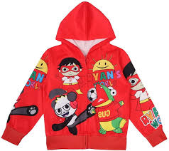 New zealand's largest independently owned and operated toy store. Thombase Ryans World Youtube Merch Toys Review Kids Hooded Jacket Cartoon Tops Clothing Accessories Hoodies Sweatshirts