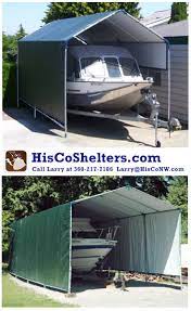Make Your Own Portable Carport Shelter Long Lasting Heavy Duty Covers For Boat Motorhome 5th Wheel Rv Trailer Portable Carport Carports For Sale Carport