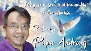 Rest In Eternal Peace! ANDRES MURILLO NDG BATCH '84