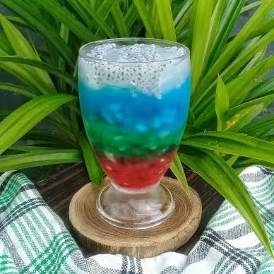 Es Jelly Pelangi #JagoMasakMinggu1Periode2