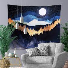 #wall #indie #hipster #tumble #artsy. The Best Tapestries On Amazon Mama And More Cool Tapestries Mountain Tapestry Moon Tapestry