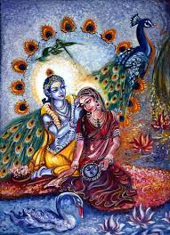 Shringar Leela Original Contemporary Unique Radha Krishna Etsy Krishna Painting Krishna Radha Painting Radha Krishna Images