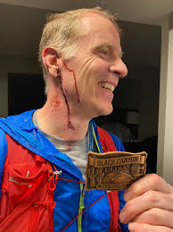 completing black canyon 100k run with vintage club fat ass gear