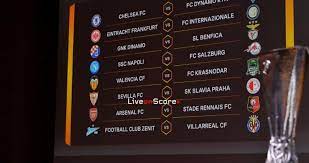 This is and overview of the europa league participants in 20/21. Uefa Europa League Round Of 16 Draw