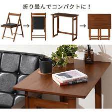 楽天市場 パソコンデスク パソコンチェア 折りたたみ デスク チェア セット pcデスク 机 椅子 ワークデスク 木製 勉強机 学習デスク ノートパソコンデスク 天然木 折り畳み テーブル ハイテーブル リビング 書斎 おしゃれ model インテリア 雑貨 折りたたみ
