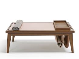 Low Rectangular Oak Coffee Table With Tray Bergen By Egoitaliano Coffee Table Wood Oak Coffee Table Bamboo Coffee Table