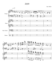 Open music from your dock or applications folder. 2009 Mac Miller Sheet Music For Piano Drum Group Strings Group Bass Mixed Quartet Musescore Com