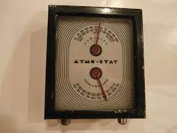 Art Deco 1930 S Atmo Stat Room Thermometer Humidity Temperature Free Shipping