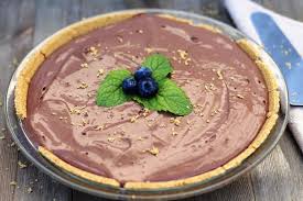 Chocolate Vegan No Bake Pie Vegan Dessert Recipes Vegan Chocolate Pies Vegan Desserts