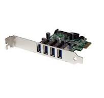 4 Port PCI Express PCIe SuperSpeed USB 3.0 Controller Card Adapter with  UASP - 5Gbps - SATA Power - TAA
