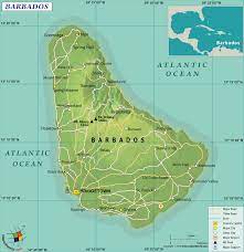 Show Me Barbados On A Map Barbados Map - Answers