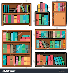 Vector Set Bookshelf Stock Vector Royalty Free 1329713444 Set Design Theatre Vector Images Bookshelves