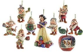 Dwarf Ornament Set Jimshore Disney 4008072 Seven Disney Figure Jim Showa Snow White Disney Christmas Decorations Disney Christmas Disney Traditions