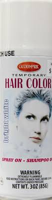 Goodmark Temporary Hair Color Spray White Walmart Com Walmart Com