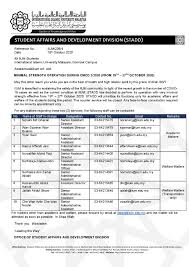 The rules under the cmco are as follows: Stadd Notice Of Minimal Strength Operation During Cmco 3 2020 From 19th 27th October 2020