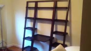 Sawyer black leaning desk with two 18'' bookcases. Crate Barrel Sloane Bookcase Desk Assembly Service In Dc Md Va By Furniture Assembly Experts Llc Youtube