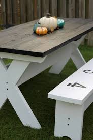 How To Build A Farmhouse Picnic Table Build A Picnic Table Picnic Table Diy Picnic Table