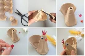 Faire Des Coquetiers 13 Idees Amusantes Pour L 39 Artisanat De Paques Avec Les Enfants Am Osternest Basteln Eierkarton Eierkarton Basteln Osterbasteln Diy
