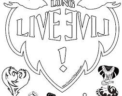 Free Disney Descendants Coloring Pages Descendants Coloring Pages Disney Descendants Party Descendants Party Ideas Birthdays