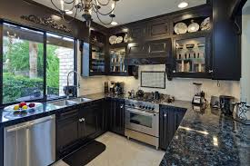 black cabinet kitchen designs
