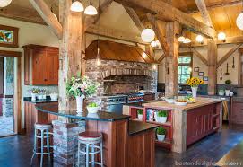 A beautiful kitchen in a barn conversion in nottinghamshire, united kingdom. 9 Of Our Favorite Rustic Kitchens With Exposed Wood Beams Boston Design Guide