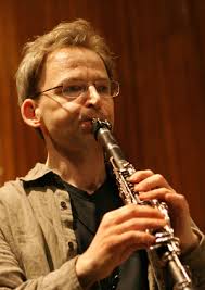 Image of Nicholas Daniel,holding his oboe at Aldeburgh Festival 2004