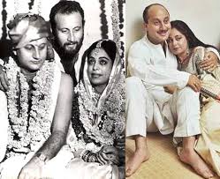Her husband and actor anupam kher shared the news on social media on april 1. Anupam Kher Shares Wedding Photo To Wish Wife Kirron Kher On 34th Wedding Anniversary