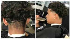 Afro + blond buzz cut. Curly Taper Fade Cut By Julio Martinez Afro Haircut Youtube