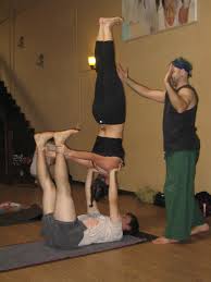 Shoulderstand Acro Yoga
