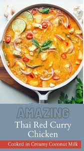 Thai Red Curry Chicken Cooked In Creamy Coconut Milk Posh Plate Recipe In 2020 Curry Chicken Curry Red Curry Chicken