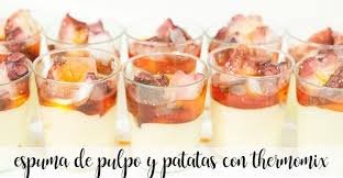 Espuma De Pulpo Y Patatas Con Thermomix Picoteos Con Thermomix Thermomix Limonada Con Gas Limonada De Sabores Thermomix