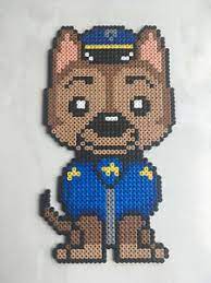 Décoration pat patrouille soirée patrouille pattes coloriage pat patrouille anniversaire paw patrol anniversaire pat patrouille jeux maternelle. Pixel Art Perles A Repasser Chase De La Pat Patrouille Ebay