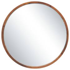 Large victorian walnut overmantle mirror. 30 Round Wood Wall Mirror Modern Large Circle Accent Bathroom Entryway Bedroom Transitional Wall Mirrors By Artmaison Canada Houzz