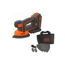 Die klettfix schleifplatte macht den zubehörwechsel schnell und einfach. Black Decker 18v Akku Dreieckschleifer Mouse 400ma Ladegerat 1x 1 5 Ah Akku Karton Akku Deltaschleifer Akku Schleifmaschinen Schleifmaschinen Elektrowerkzeuge Kategorien Mytoolstore De