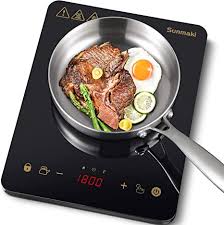 Press the panel lock or cooking mode key on the control panel for at least five seconds. Amazon Com Portable Induction Cooktop Sunmaki Induction Cooker Cooktop With Touch Boiling Function Auto Shut Off 10 Temperature 9 Power Setting 3h Timer Led Display Induction Plate Cooktop For Cooking 1800w Home Kitchen